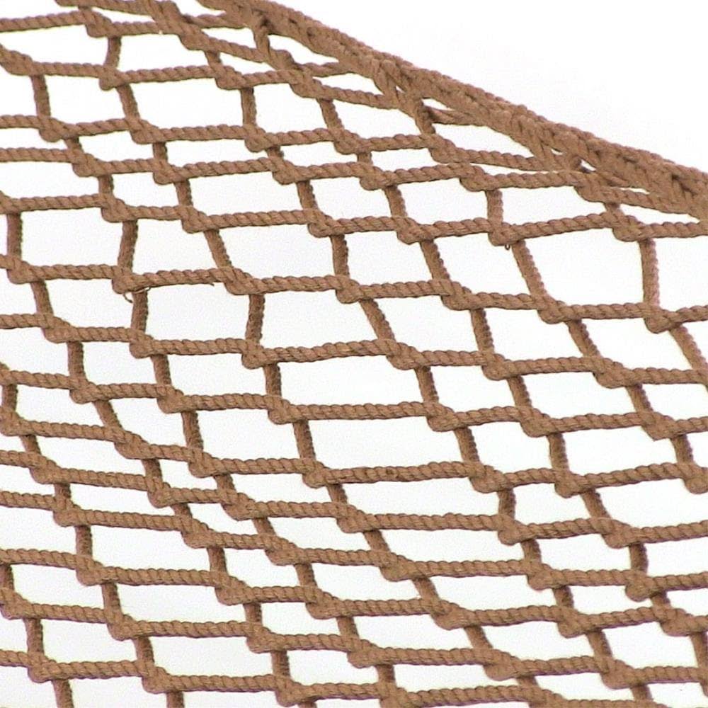 Brown Polyester Rope Hammock with Spreader Bars H92355