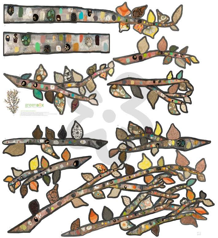 Lone Birch Tree Peel and Place Wall Decal Set H511519