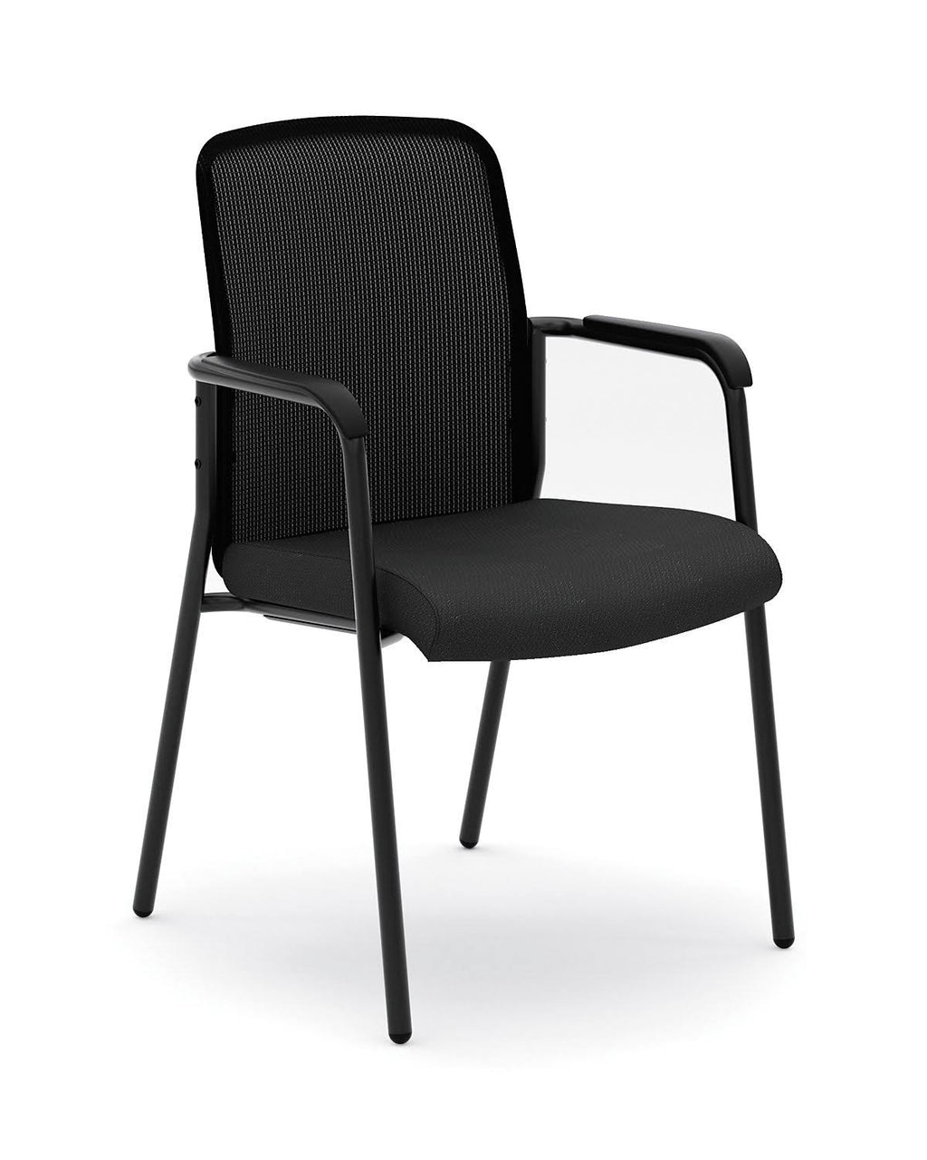 Black Mesh Back Multi-Purpose Chair with Arms H687