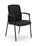 Black Mesh Back Multi-Purpose Chair with Arms H687