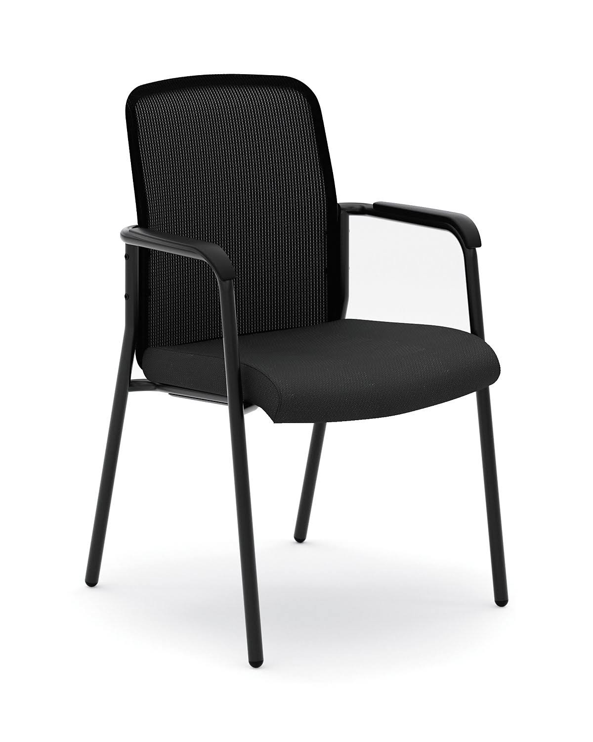 Black Mesh Back Multi-Purpose Chair with Arms H687