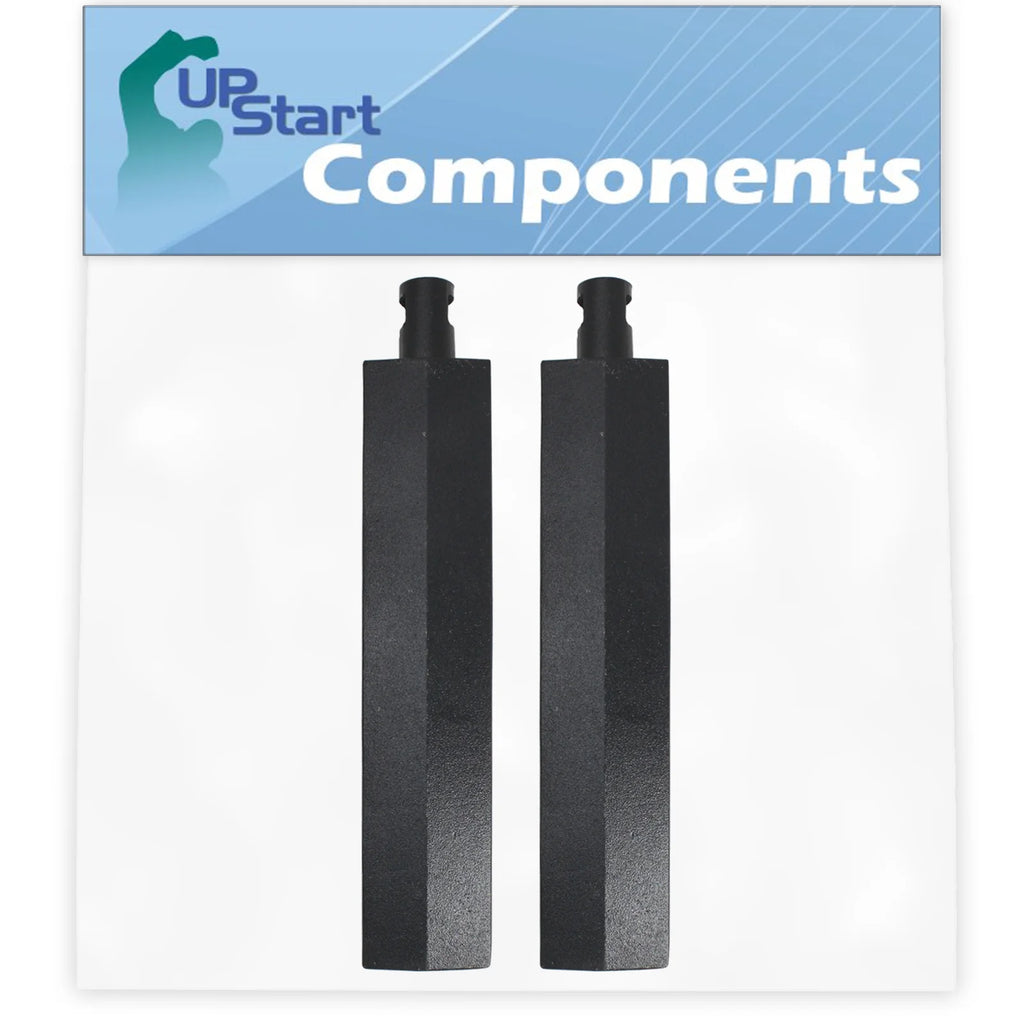 2-Pack BBQ Gas Grill Tube Burner Replacement Parts, Cast Iron Pipe Burners 15 3/4" Q553740