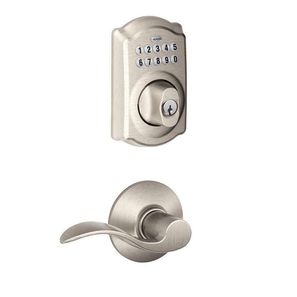 Satin Nickel Camelot Combo Pack Passage Lever Y754