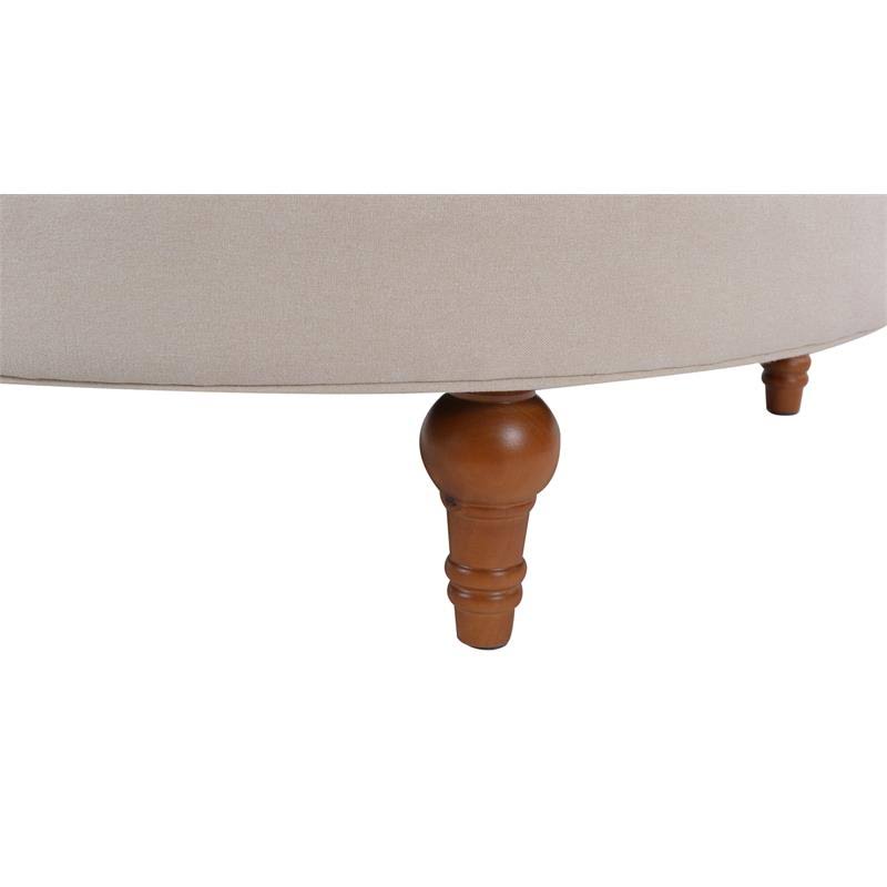 Tufted Round Ottoman N85398
