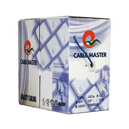 1000ft Cat6 500MHz UTP Solid 24 AWG Bulk Cable X401