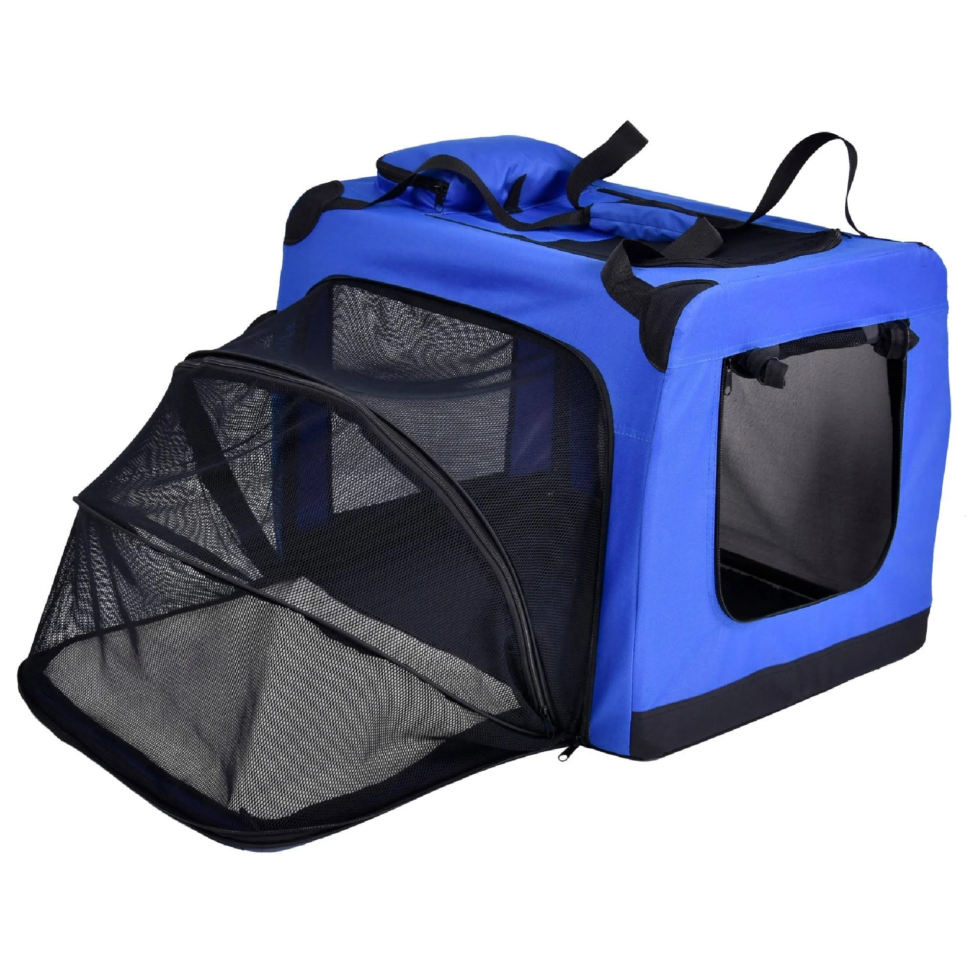 Metal Framed Soft-Folding Collapsible Pet Dog Crate I700
