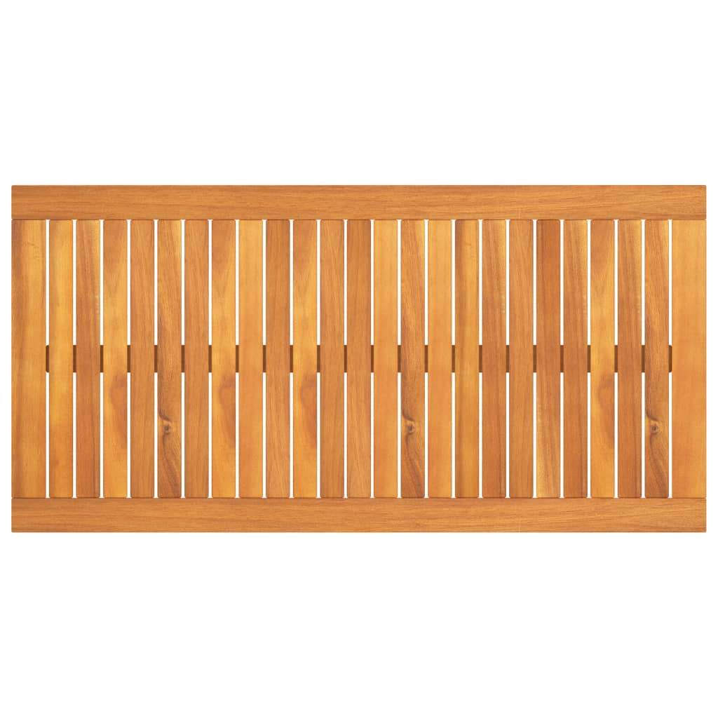 Gray Solid Acacia Wood Coffee Table K247877