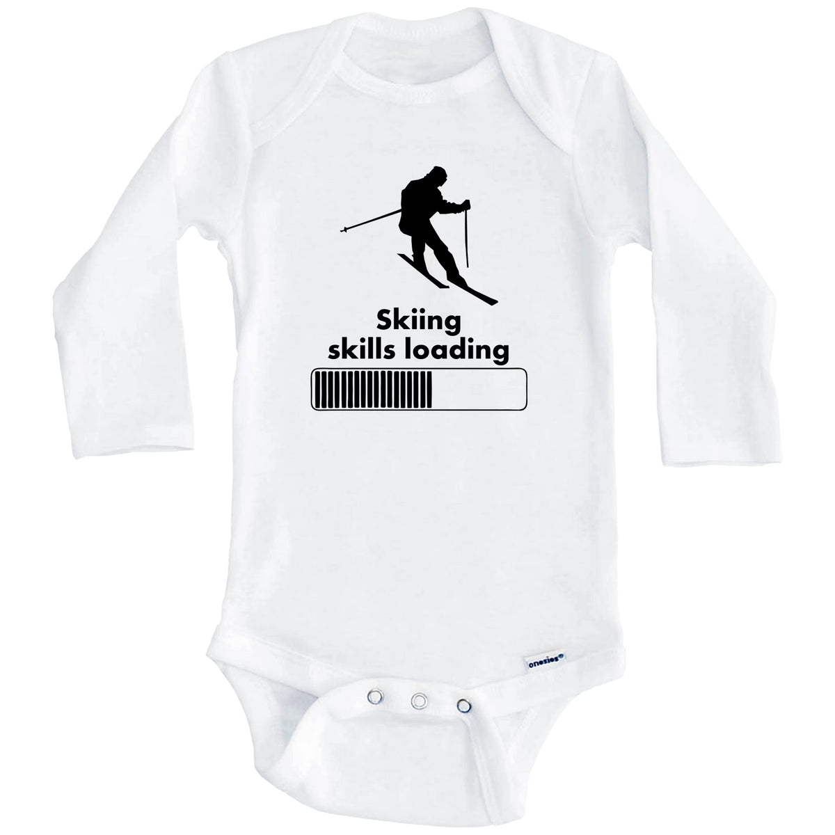 White Long Sleeve Baby Bodysuit D236946