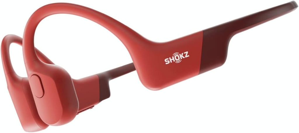 Red Open-Ear Bluetooth Sport Headphones with Headband I8510