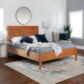 Distressed Caramel Queen Solid Wood Bed O872720