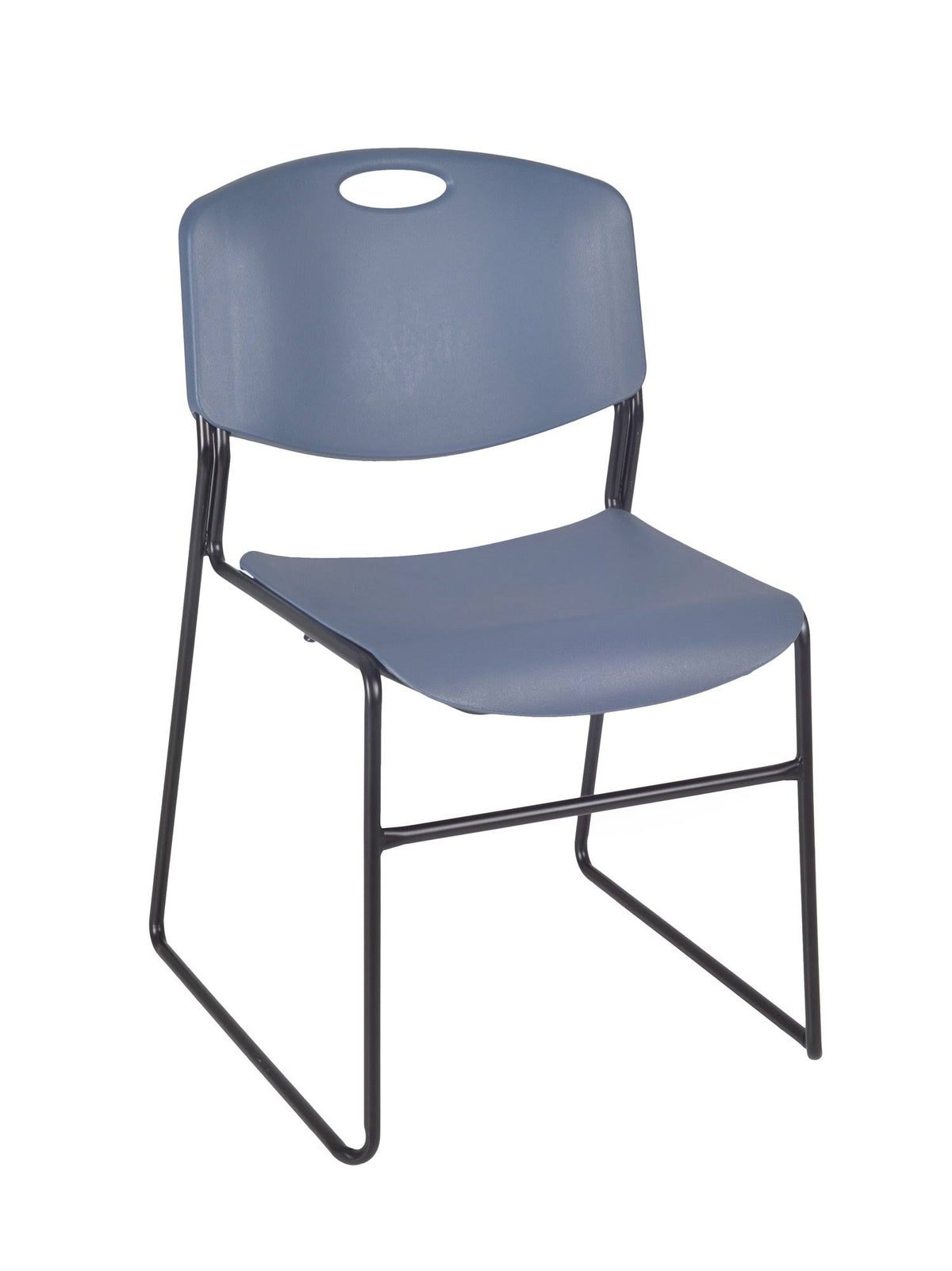 36x22 Round Breakroom Table with 4 Stack Chairs V621