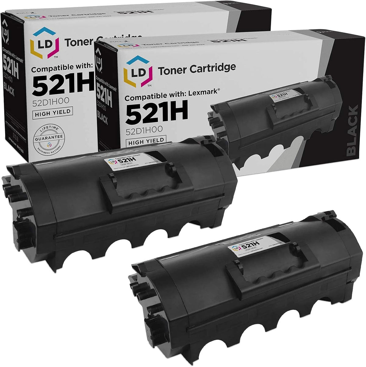 Black High Yield Toner Cartridge 2-Pack Z8752