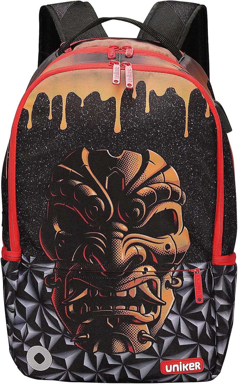 Graffiti Laptop Backpack with USB Port W5740