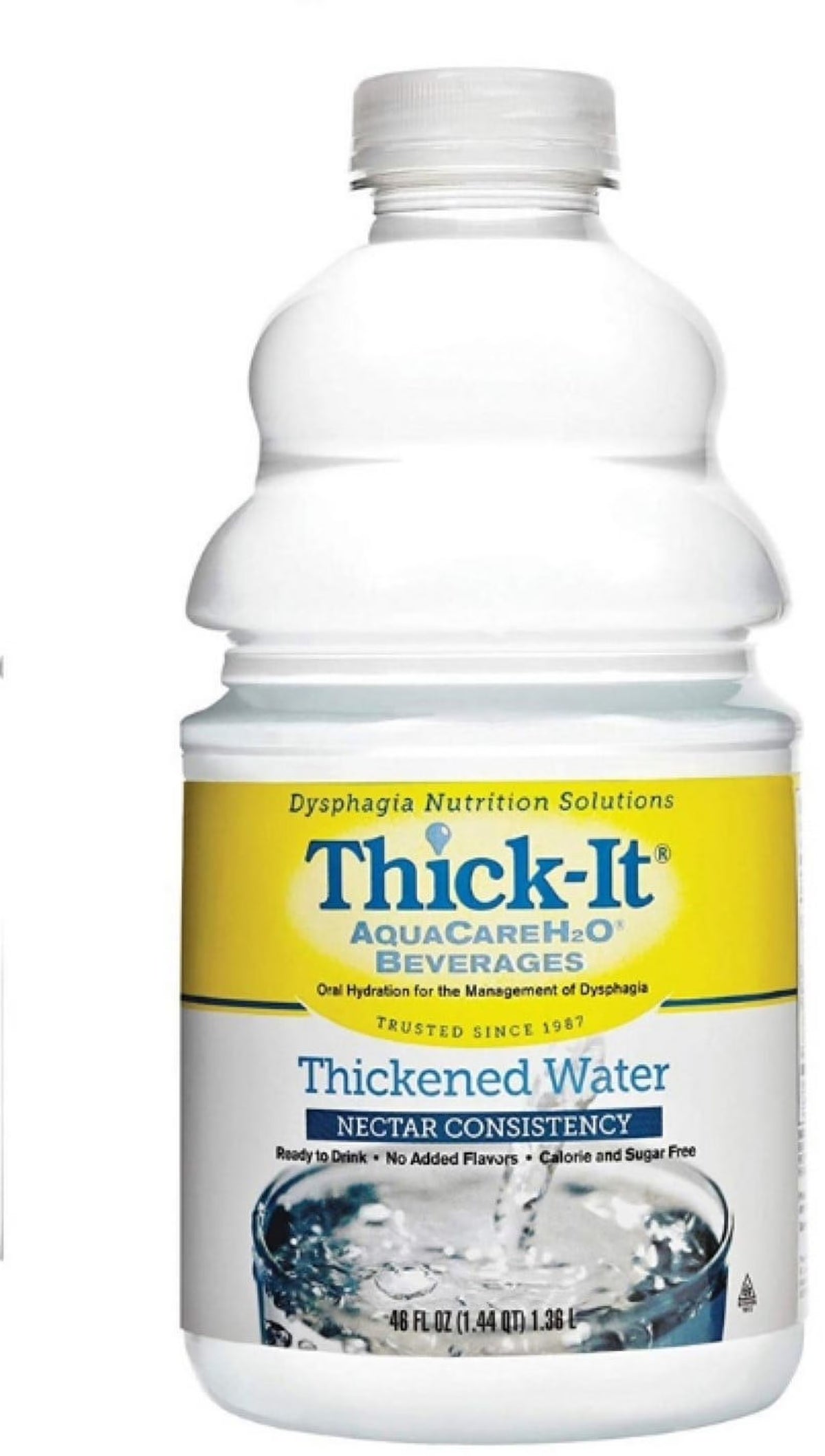 Unflavored Thickened Water Bottle, 64 oz O942574