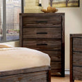 Rustic Brown 5 Drawer Chest K5075