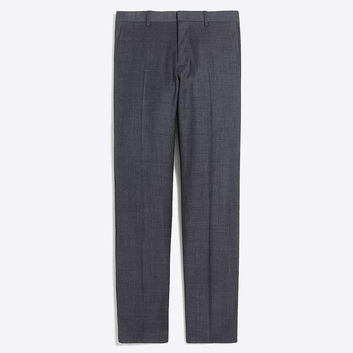 Charcoal Worsted Wool Slim Suit Pant W7067