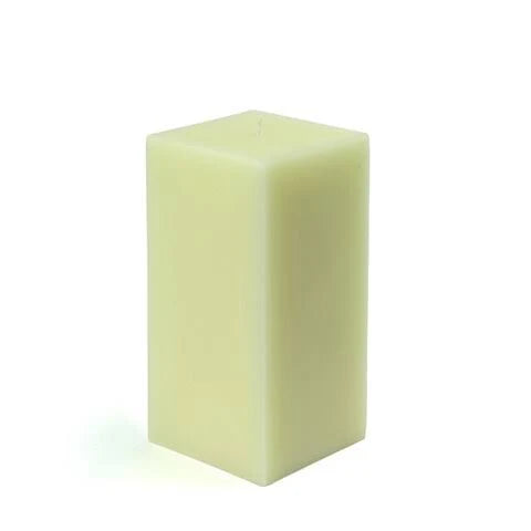 Yellow Square Pillar Candle Bulk (12-Case) N393549