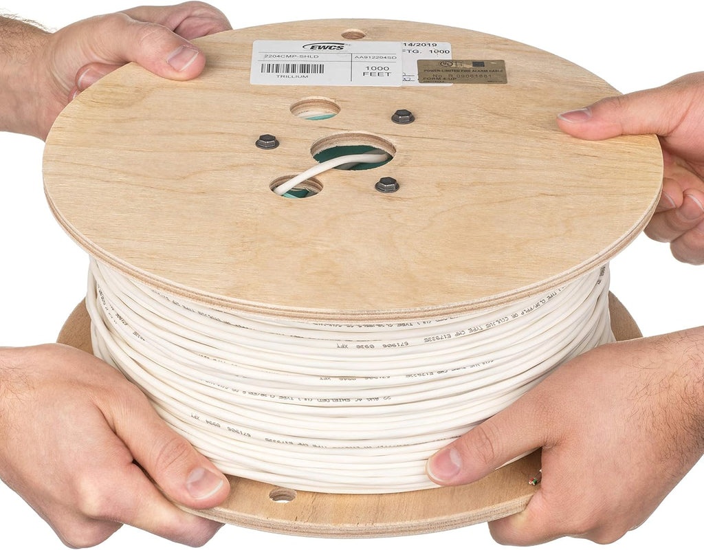 22 AWG 4/C Plenum Rated Shielded Sound & Security Cable - 1000 Feet A154