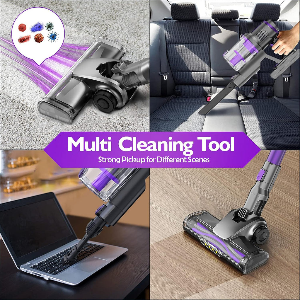 Cordless 22Kpa Stick Vacuum with Detachable Battery T917668