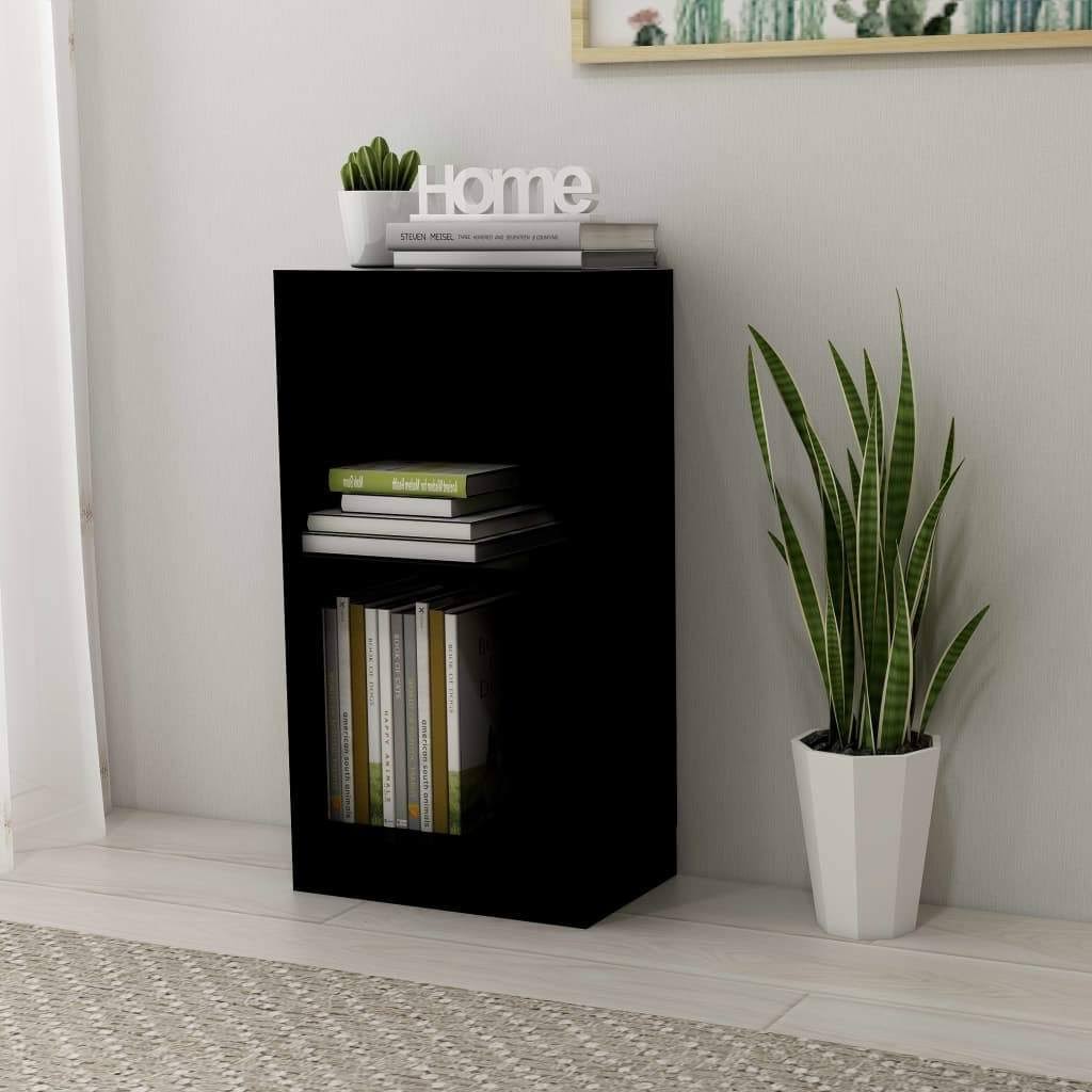 3-Tier Book Cabinet White and Sonoma Oak Chipboard S99919