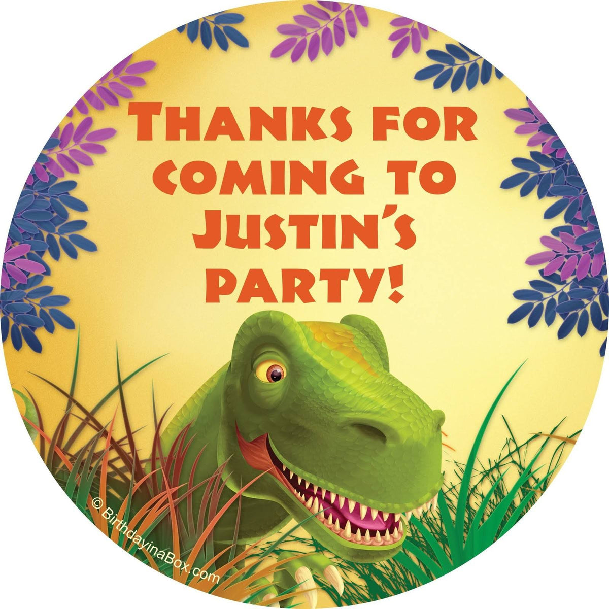 Dinosaur Party Stickers (Sheet of 12) C91799