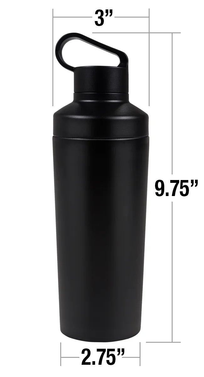 Red Ranger Character 18 oz Insulated Stainless Steel Water Bottle with 2-in-1 Loop Cap X7979
