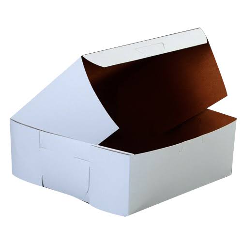 White Paperboard Bakery Boxes 7 x 7 x 3 250-carton M806154