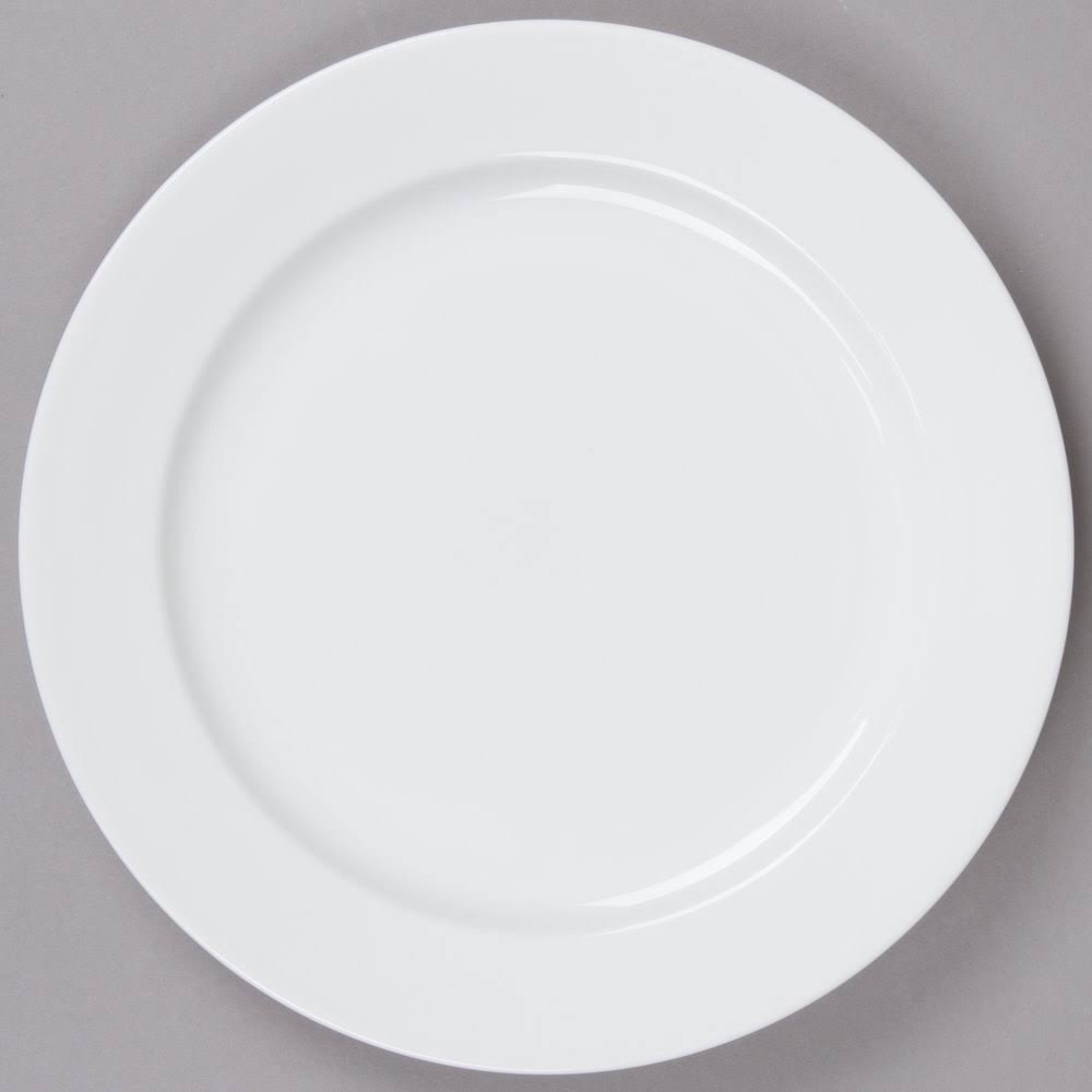White 8-1/2x22 Salad Plate Q707527