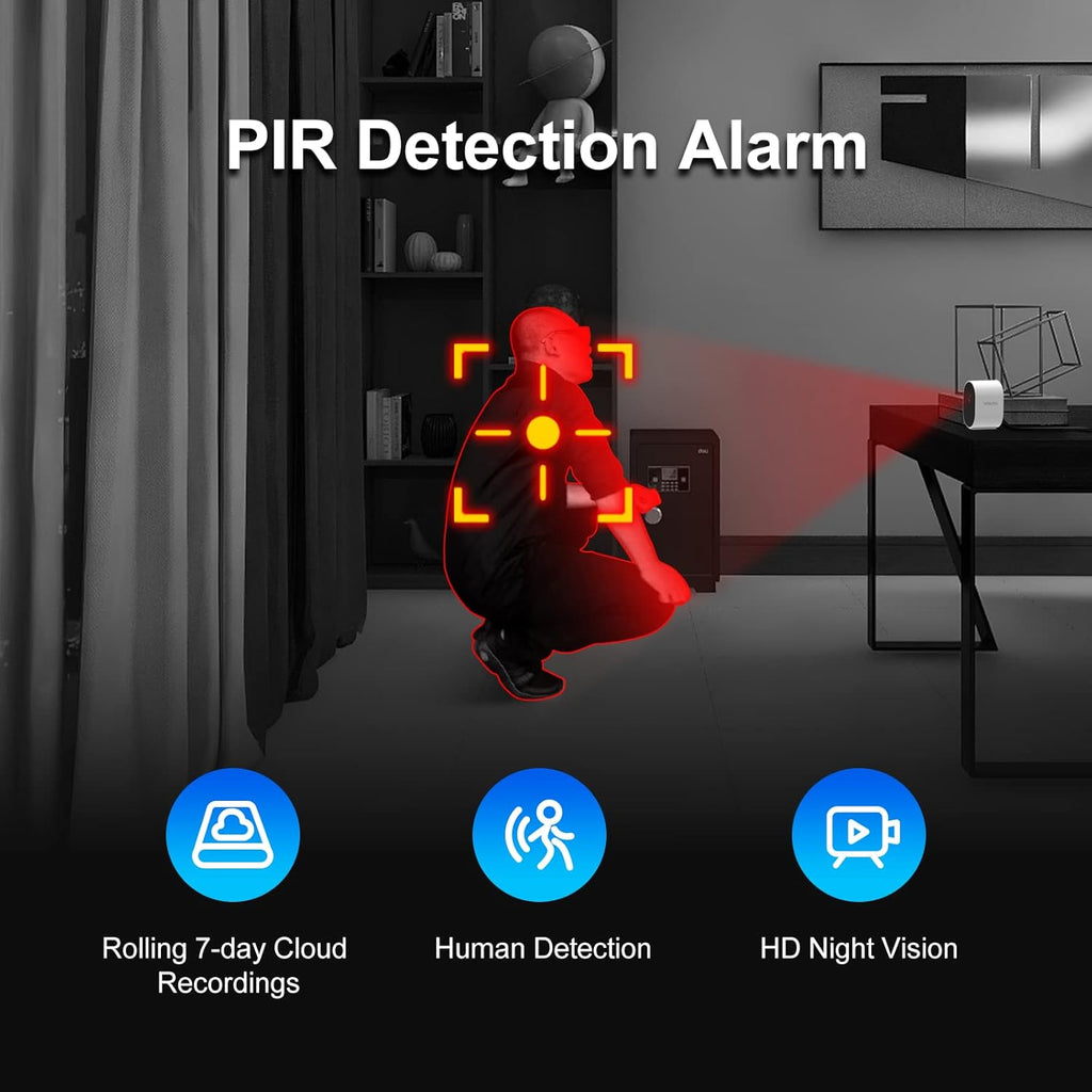 1080P HD Wireless Security Camera with PIR Detection Alarm V973