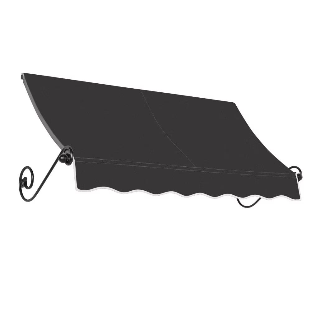 Black Acrylic Fixed Awning D433541