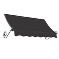Black Acrylic Fixed Awning D433541