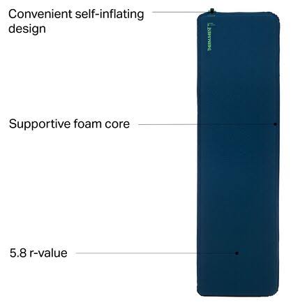 Regular Poseidon Blue Sleeping Pad W823826