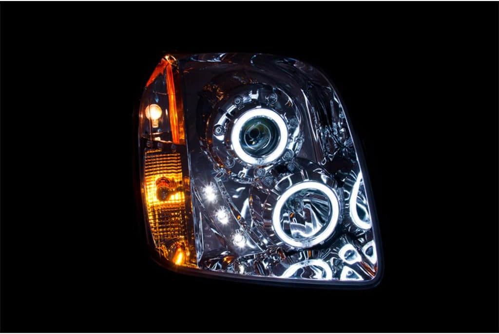 Projector Headlights with Halo Chrome M368258