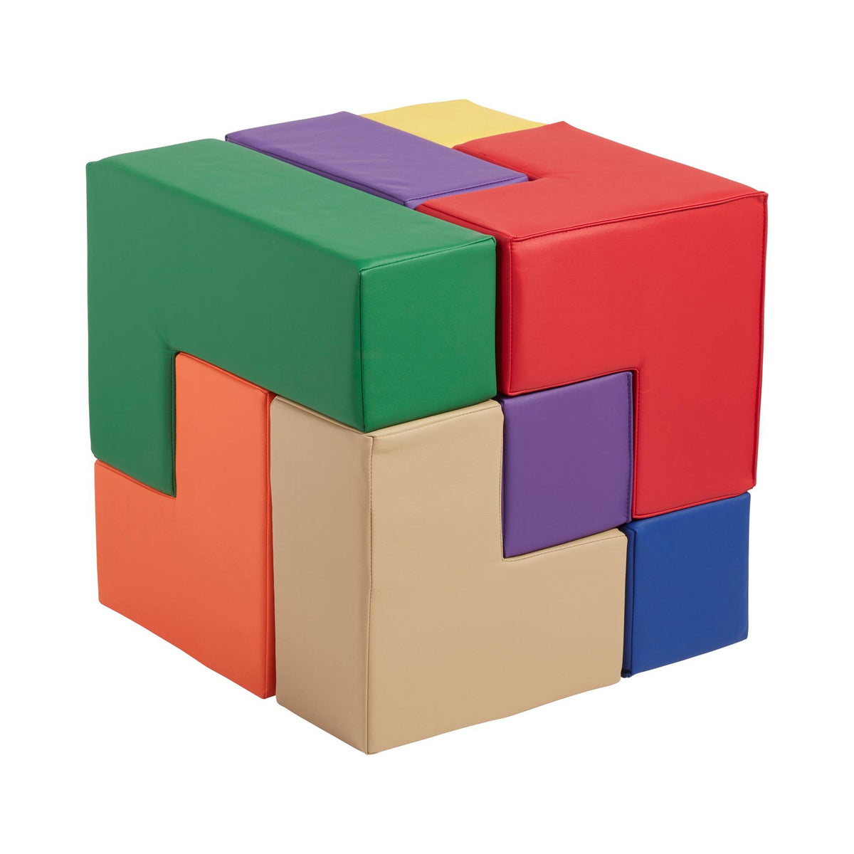 7-Piece Assorted Colors Soft Foam Blocks T130