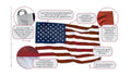 American Flag 8 x 12 ft. Tough-Tex X2484