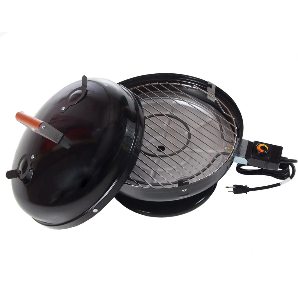 1500-Watt Portable Electric Steel BBQ Grill - Black B256492