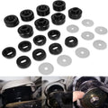 24Pcs Black Polyurethane Body and Cab Mount Bushing Kit Z2666