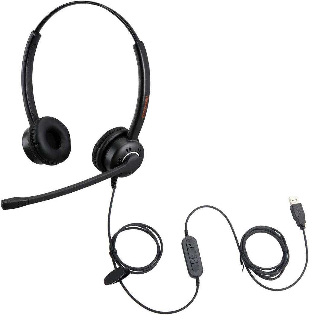 Gold USB Headset with Noise Cancelling Microphone X6169
