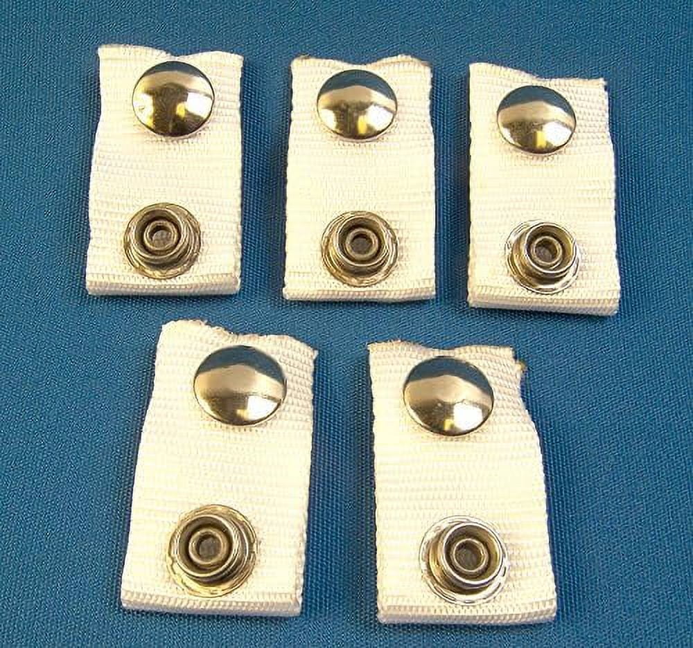 Extender Snaps for Boat Cover, White, 5 Piece Set O823847