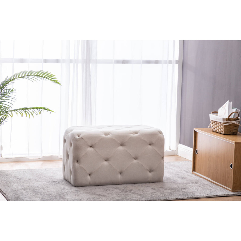 Pink Pintucked Ottoman E552263