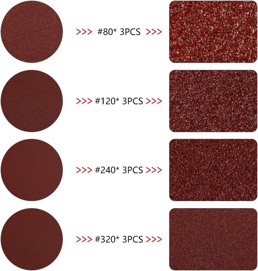7 Inch 180mm Rotary Polisher & Polishing Pads Set E73275