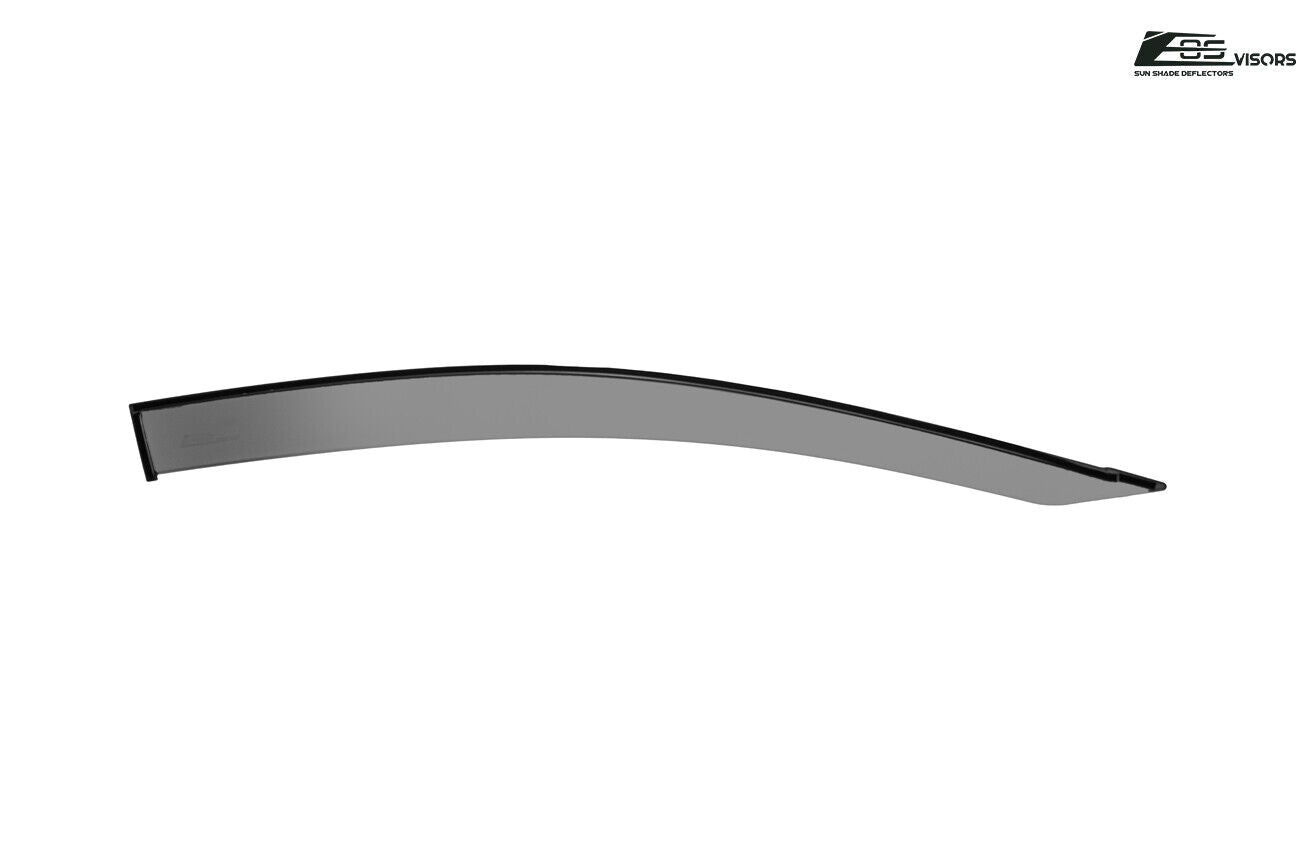 Smoke Tinted Tape-On Side Window Deflectors Rain Guard O83288