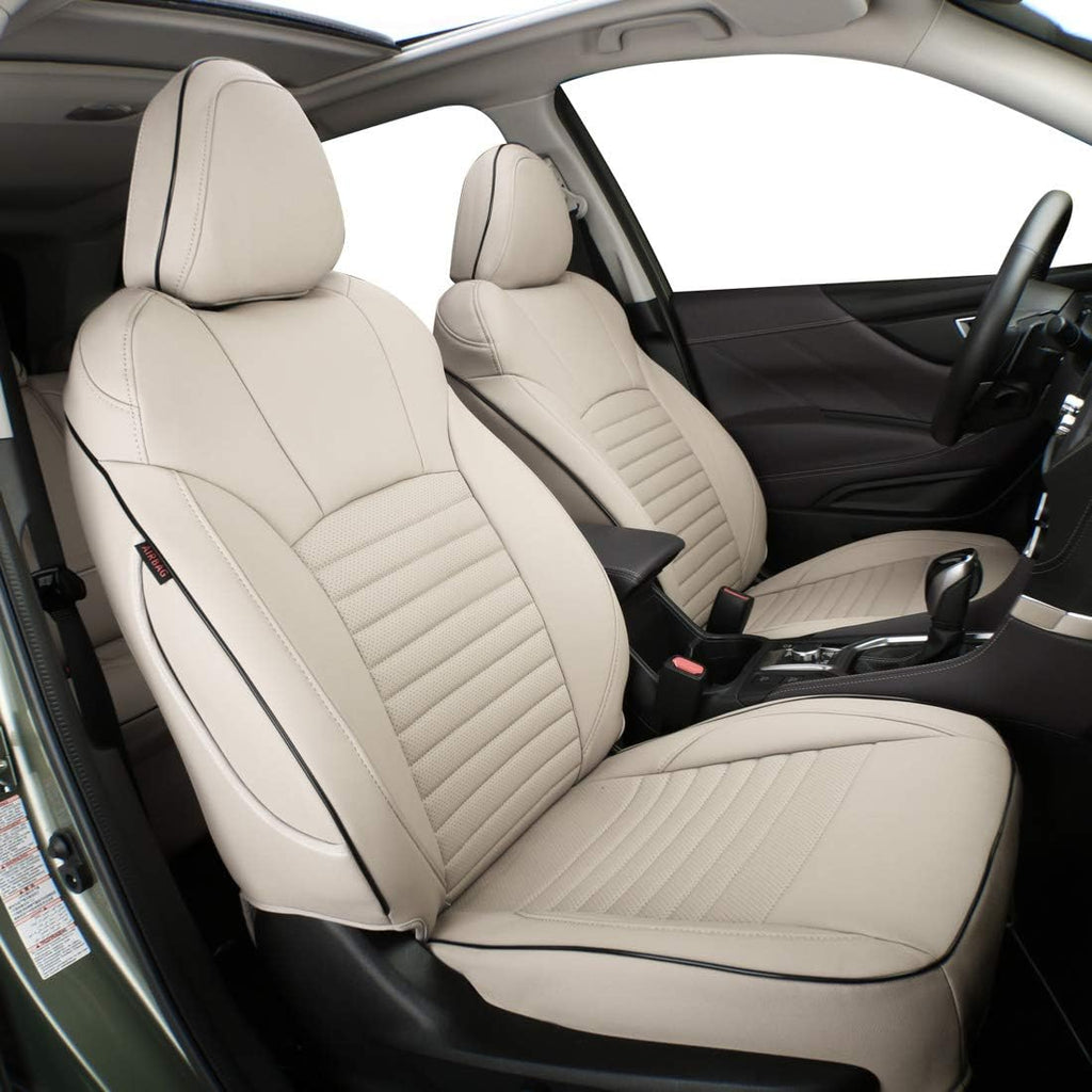 Custom Fit Full Set Car Seat Covers Leatherette Black V856