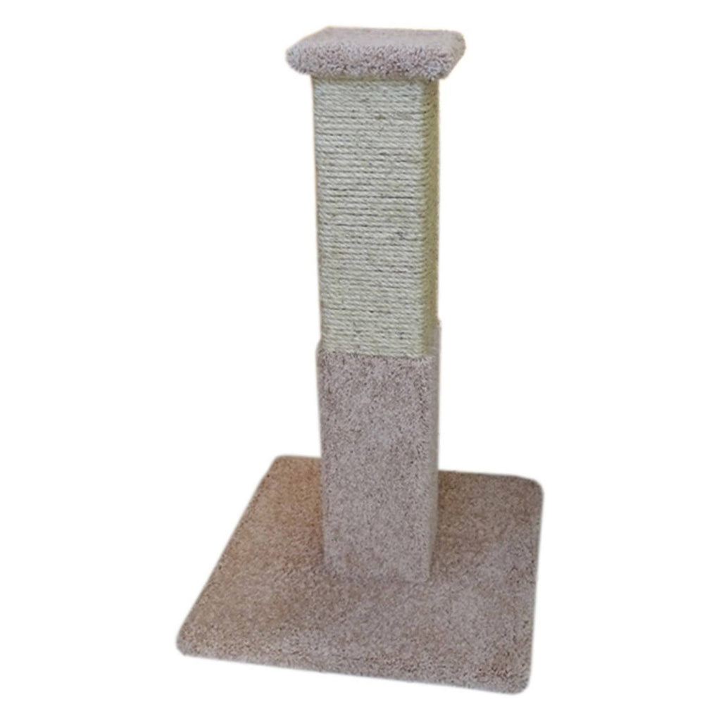 Beige Solid Wood Scratching Post A448