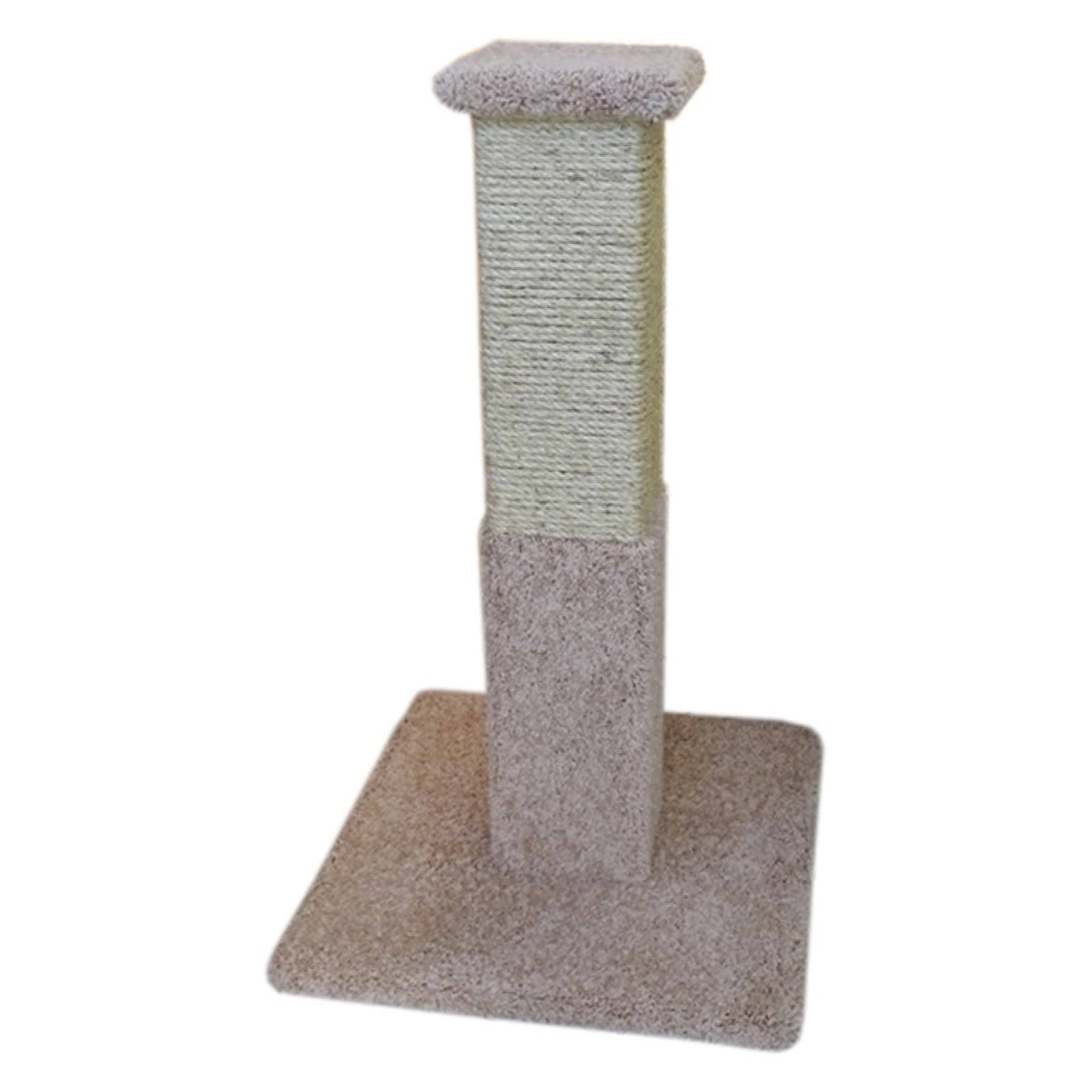 Beige Solid Wood Scratching Post A448