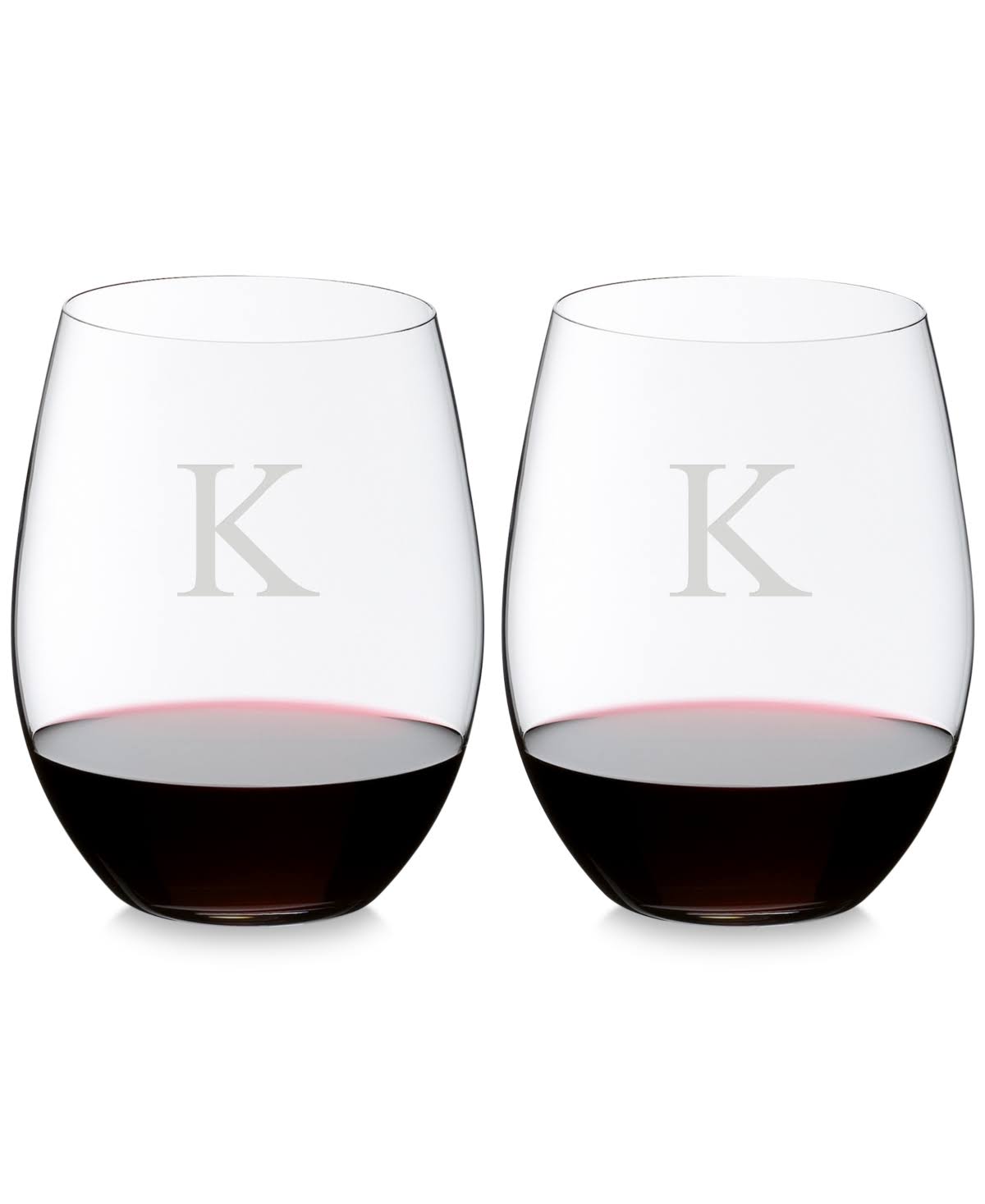 Set of 2 Stemless Wine Glasses C800079