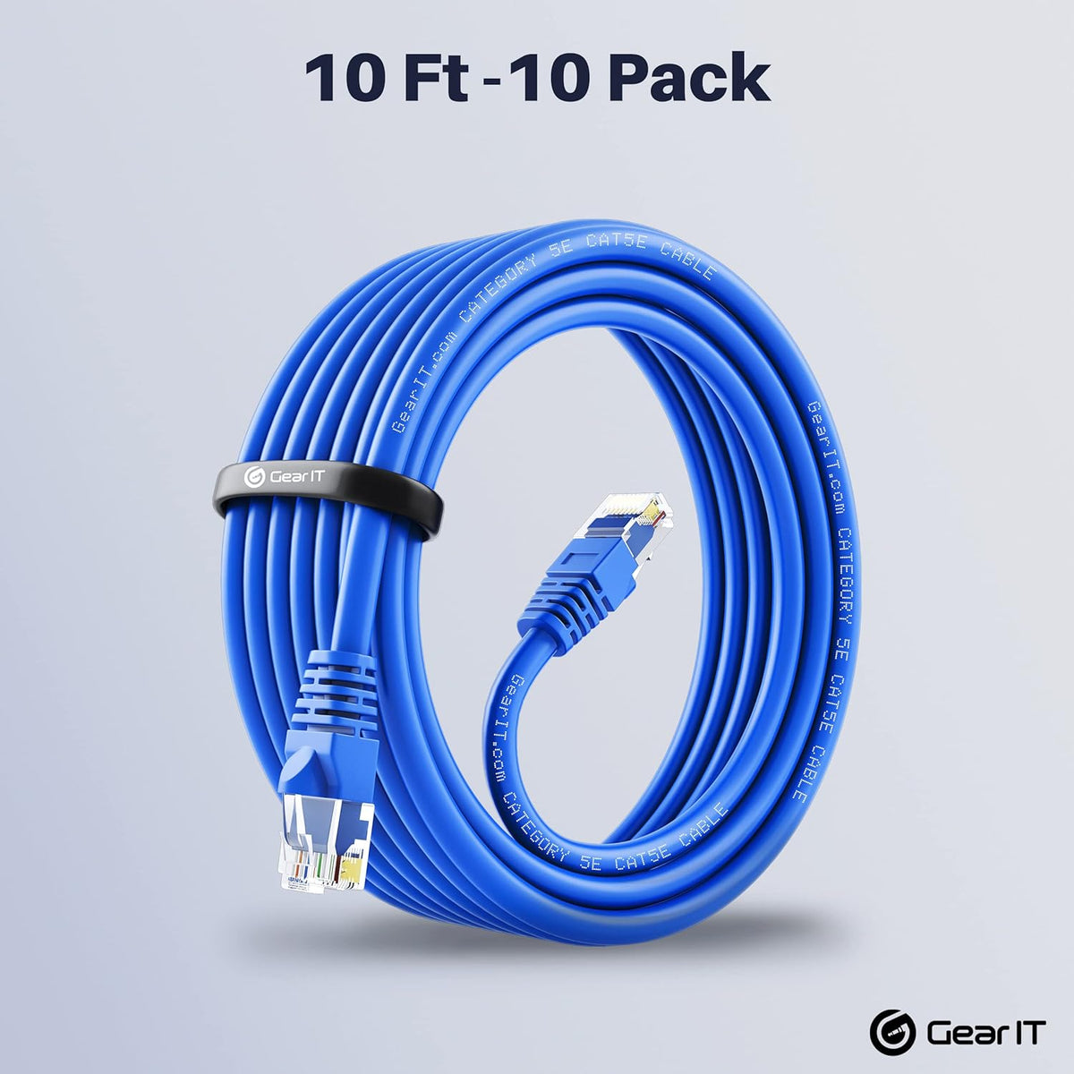 Blue 5 Feet Cat5e Ethernet Patch Cable F8934