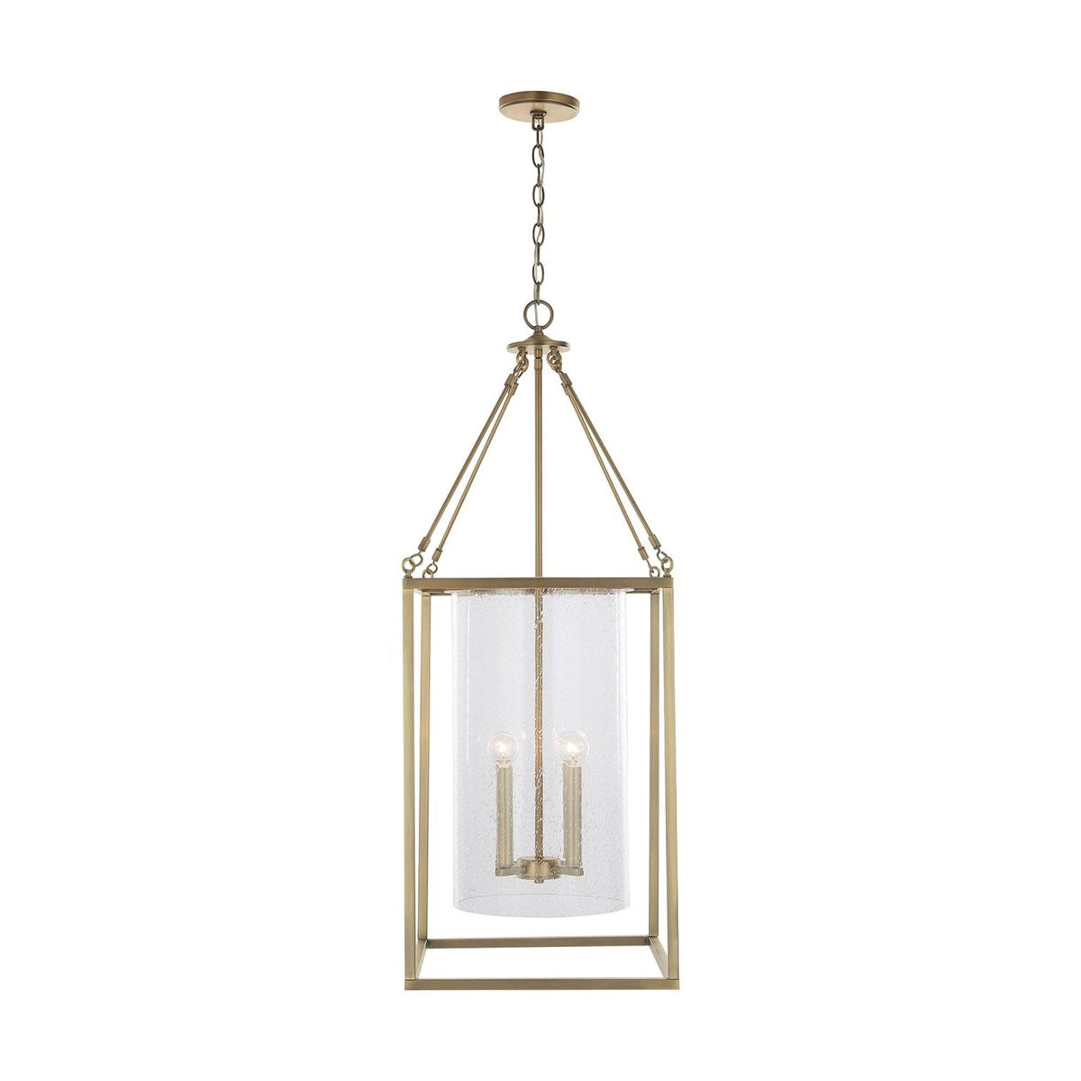 4 Light Foyer Aged Brass H6716