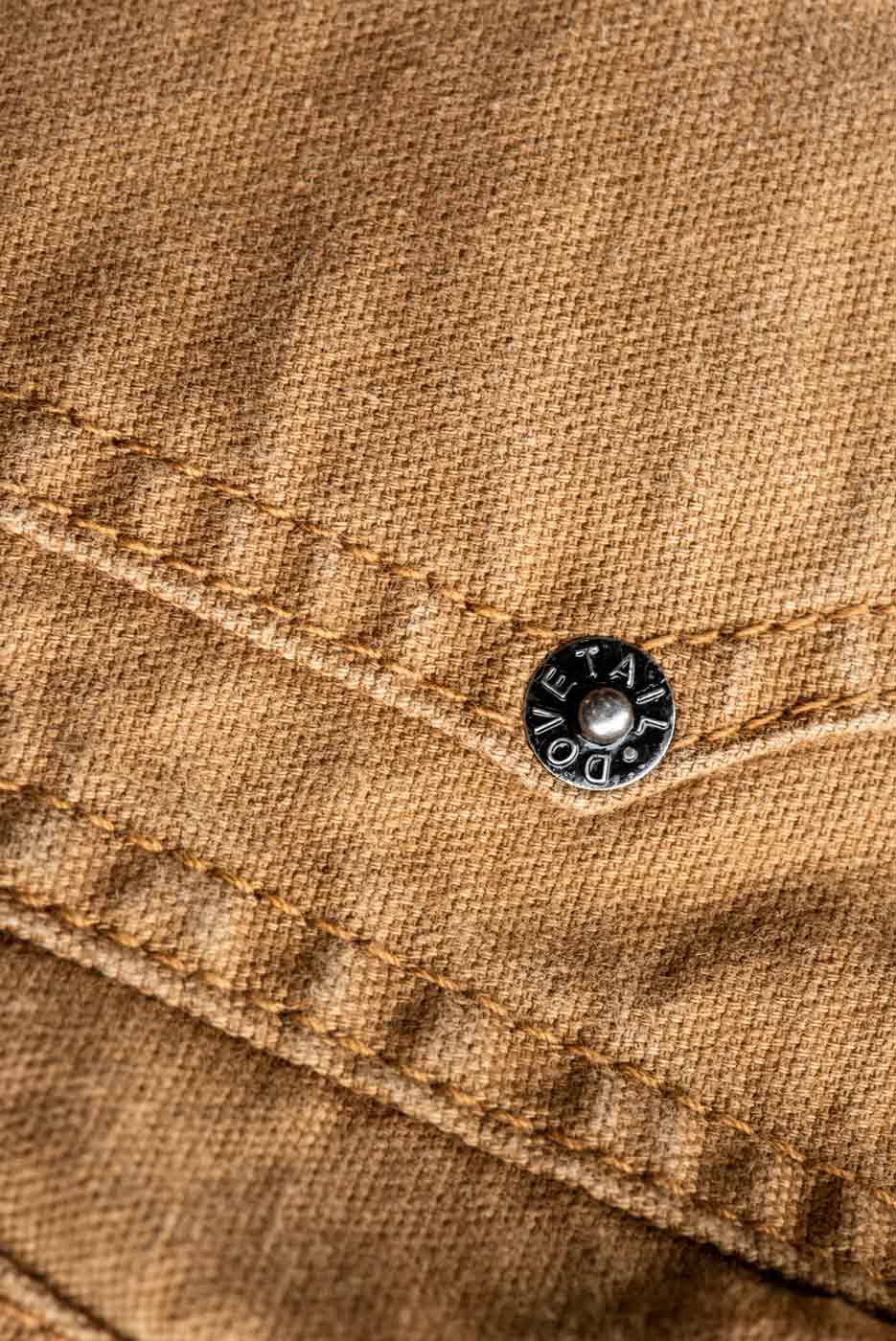 Saddle Brown Canvas Overall R141007