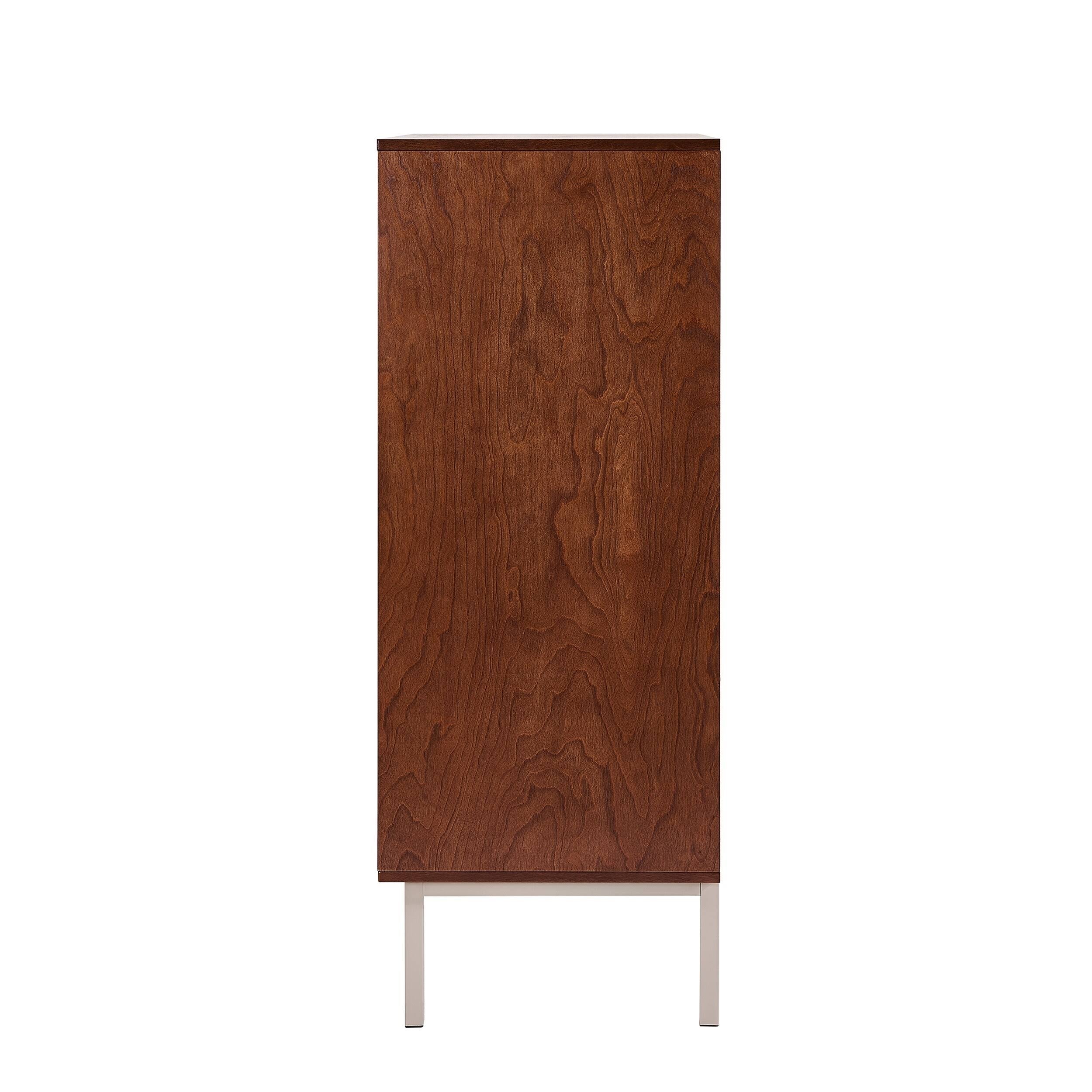 Two-Tone Sliding Door Cabinet V227